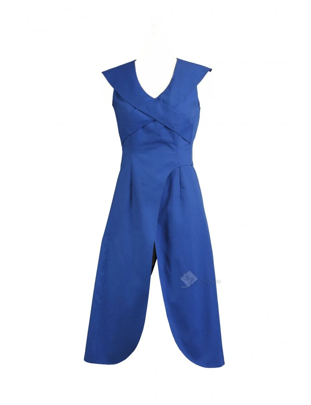 Game of Thrones Queen Daenerys Targaryen Cosplay Blue Long Dress Costume