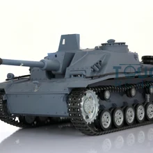 HengLong 1/16 масштаб Немецкий Stug III RTR радиоуправляемая модель танка металлические гусеницы колеса 3868 TH00048
