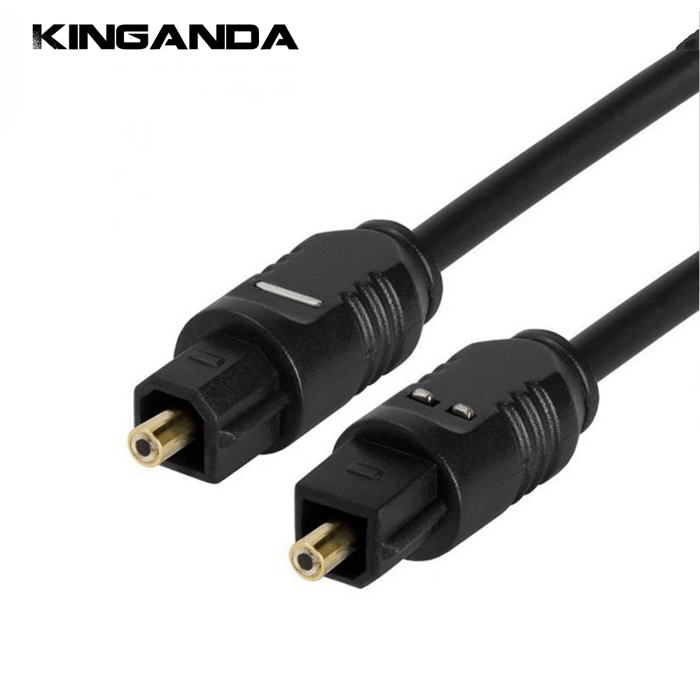 Cavi Di Md Dell'Adattatore Di Digital Spdif Di Toslink Del Cavo Audio Della Fibra Ottica Di 9Ft 3M Cavo Di Cavo Toslink-Toslink Per Il Dvd Blu-Ray Ps3