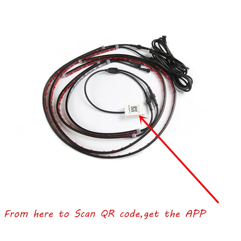 App control 50/120cm Car RGB LED Strip LED Under Car Glow Underbody System Neon Light waterproof auto car styling App control 50/120cm Car RGB LED Strip LED Under Car Glow Underbody System Neon Light waterproof auto car styling