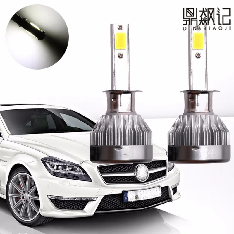 Luce автомобиля H7 светодиодный фар ДЛЯ Del Faro H4 H1 H11 H8 9006 9005 6000K 72W фары для 7600LM H3 COB