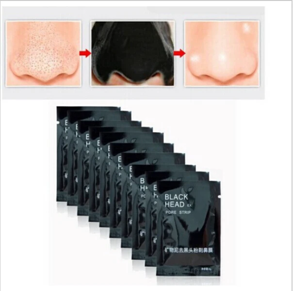 200pcs PILATEN Blackhead Mask Acne Black Head Removor Face Mask Peel Off Style Deep Cleansing Skin Care