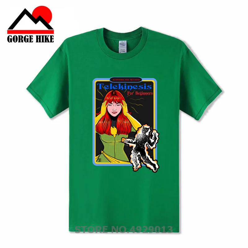 

Telekinesis for Beginners Wolveriner T Shirt Men Summer Cotton Phoenix Soldier Printed Super hero Short Sleeve Tees T-shirt men