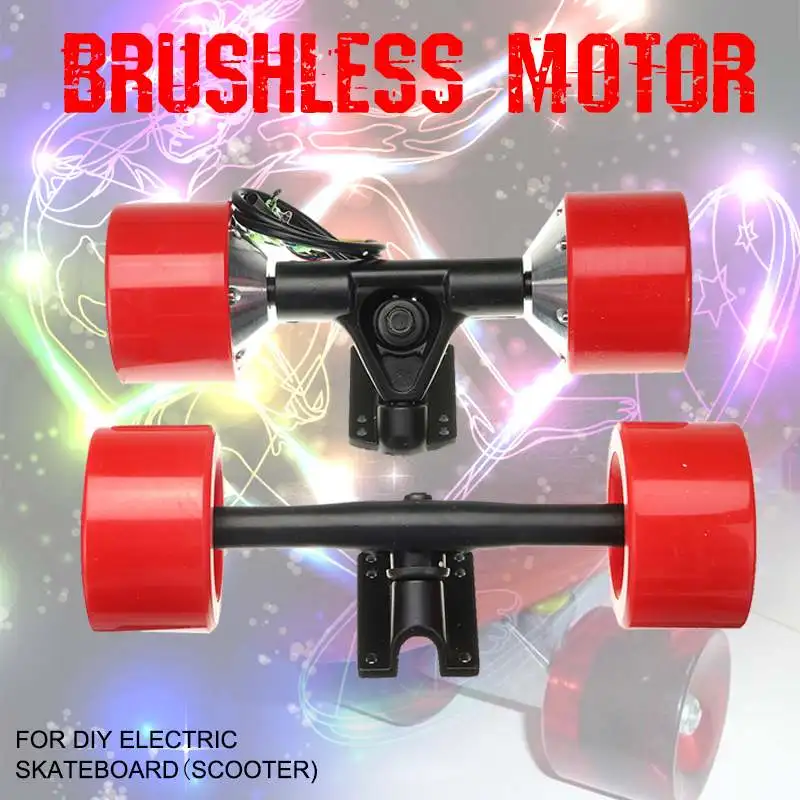 

600W 24V/36V High Power Double Drive Scooter Hub Motor Kit DC Brushless Wheel Motor Remote Control For The Electric Skateboard