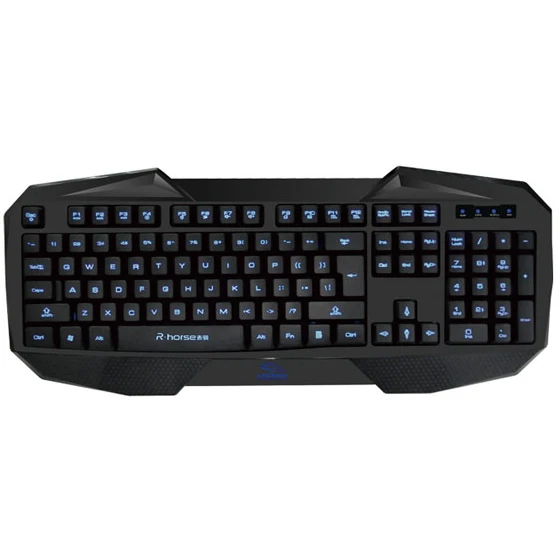 R horse RH7350 Crevices professional usb gaming keyboard backlight