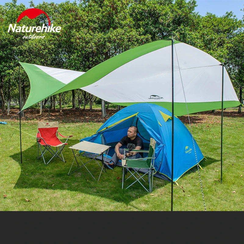 NatureHike походная Палатка Сверхлегкий открытый солнцезащитный тент Кемпинг шатер открытый палатки НН солнцезащитный навес большой брезентовый тент солнцезащитный навес