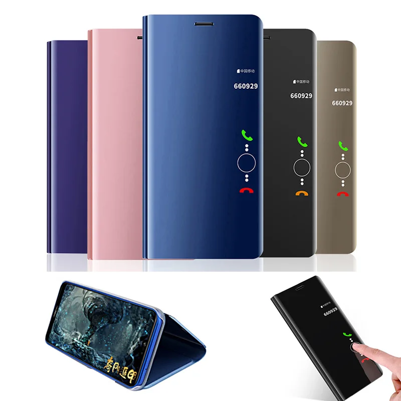 Чехол для Huawei P20 Pro роскошный зеркальный флип чехол Plus p 20 P20Pro P20Plus чехлы задней