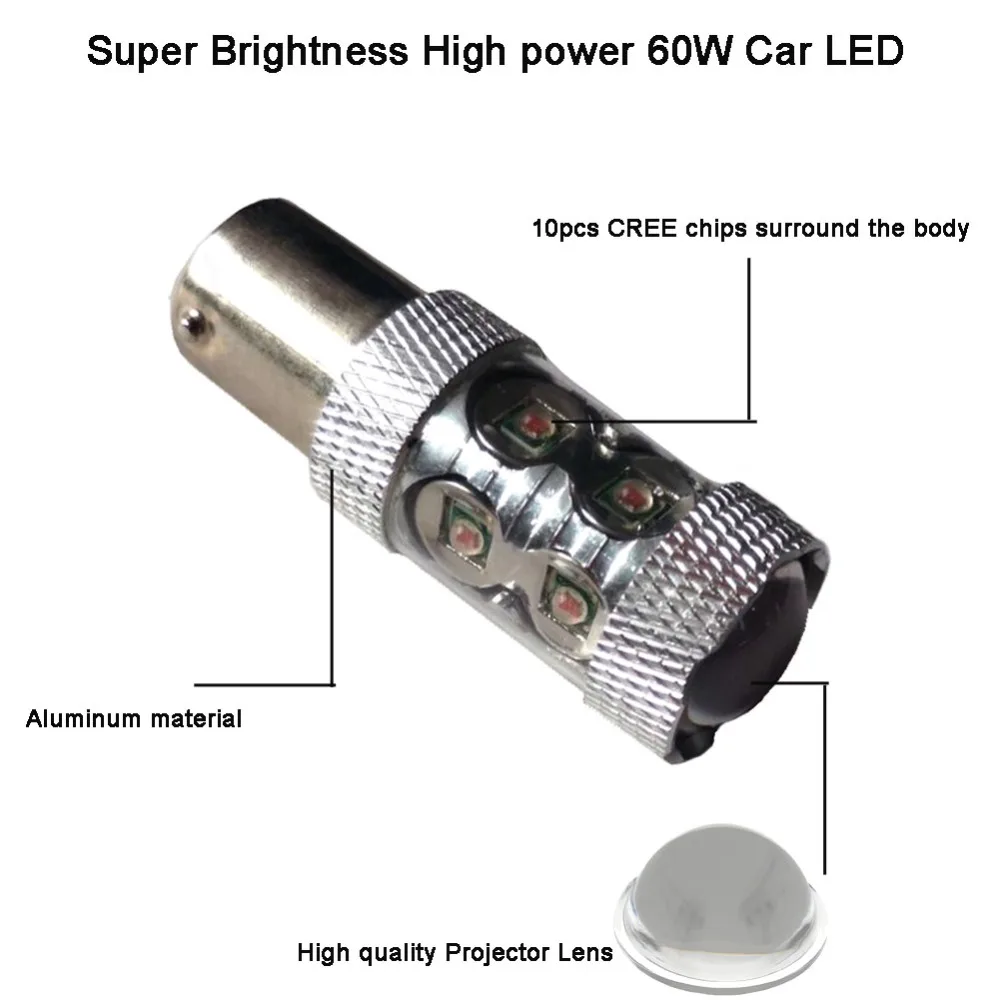 DX1156 BAU15S-CREE-60W-Y-B1