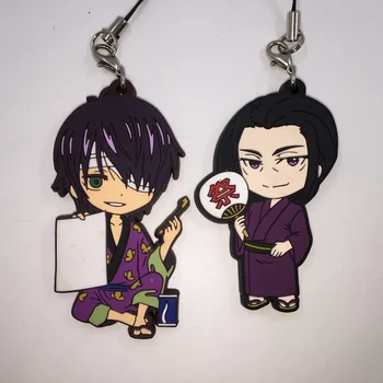 

1PCS GINTAMA RUBBER MASCOT FIGURE STRAP ANIME MANGA GOODS