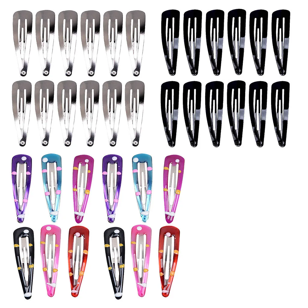 12 Pieces No Slip Snap Hair Clips BB Hair Clip Barrettes for Girl Toddler