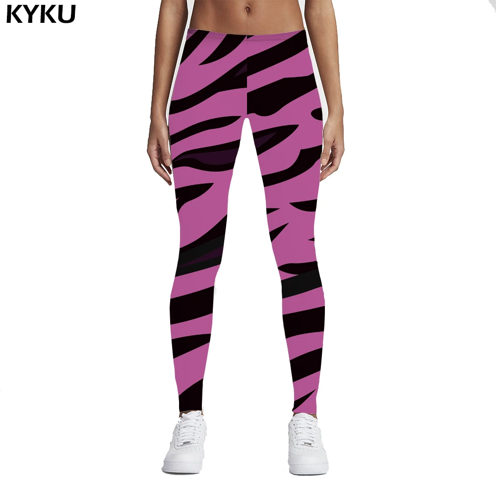 

Fashion Fitness Women Legins Zebra Pink Printing Sexy Slim Legging Fashion High Waist Woman Legging Push Up Jeggings Shiny Pants