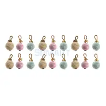 1/12 весы кукольный домик миниатюра Рождественская бальная Рождественская елка для отдыха и вечеринок деревья завесы украшения Декор-18 шт./компл