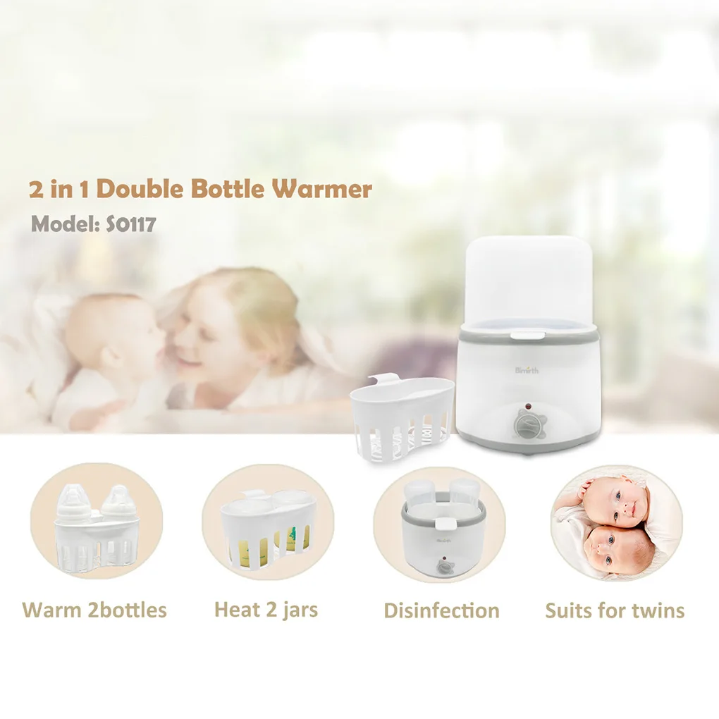 Baby double bottle warmer constant temperature contronl heating multi-function warmer, sterilizer,egg steamer,milk warmer Baby double bottle warmer constant temperature contronl heating multi-function warmer, sterilizer,egg steamer,milk warmer