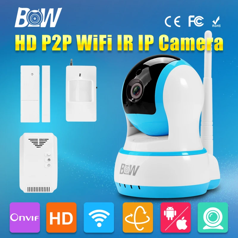 P2P Wireless IP font b Camera b font Wi Fi HD 720P Home Security font b