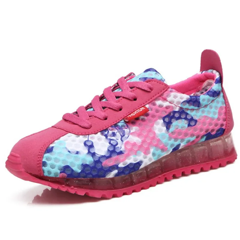 Women Casual Shoes air  mesh Fitness Boning Rocking Breathable sneakers fashion walking female walking light  Comfortable 2019