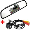 Car ccd Video Auto Parking Monitor, LED night Reversing CCD Car Rear View Camera With 4.3 inch Car Rearview Mirror Monitor ► Photo 1/6
