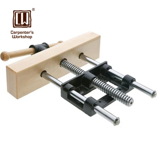 

10.5" Woodworking Heavy Duty Table Vise Woodworking Double Connecting Rod Table Vice