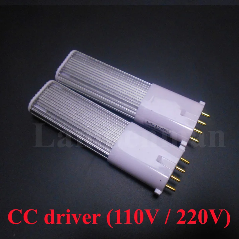 

2g7 LED tube lamp 4W 6W 8W 10W real power 35 28 18 pcs SMD 2835 2g7 LED lamp PL lamp 110V 120V 220V warm white/white 2pcs/lot