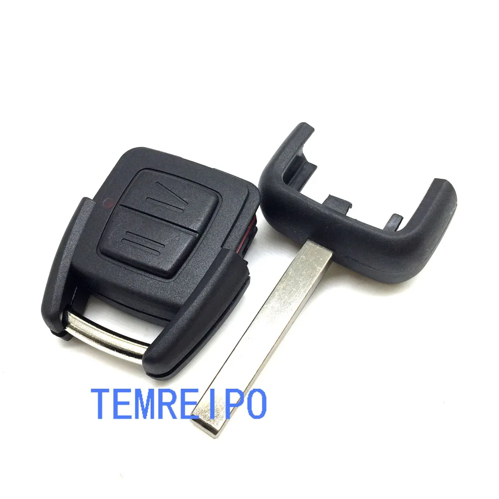 

2 Button Replacement Remote Key Shell fit for Opel Vauxhall Vectra Astra Zafira Replace Case with uncut blade