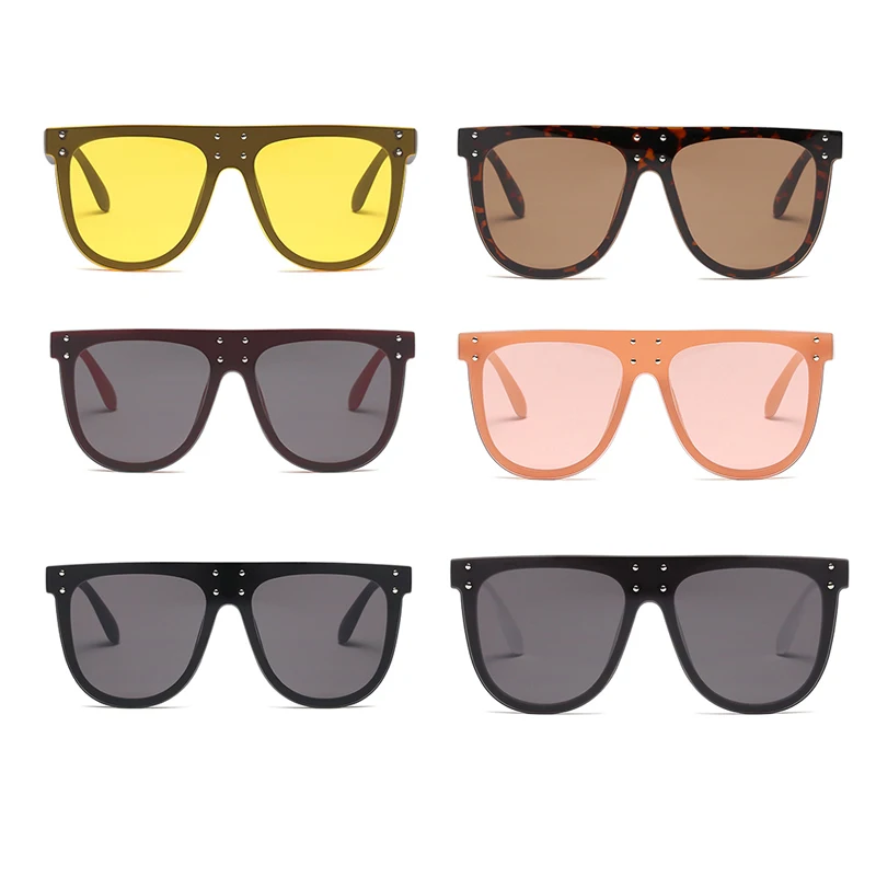 Королевские женские солнцезащитные очки для девушек, овальные Модные женские мужские оправы acetate с плоским верхом, брендовые дизайнерские солнцезащитные очки SS090