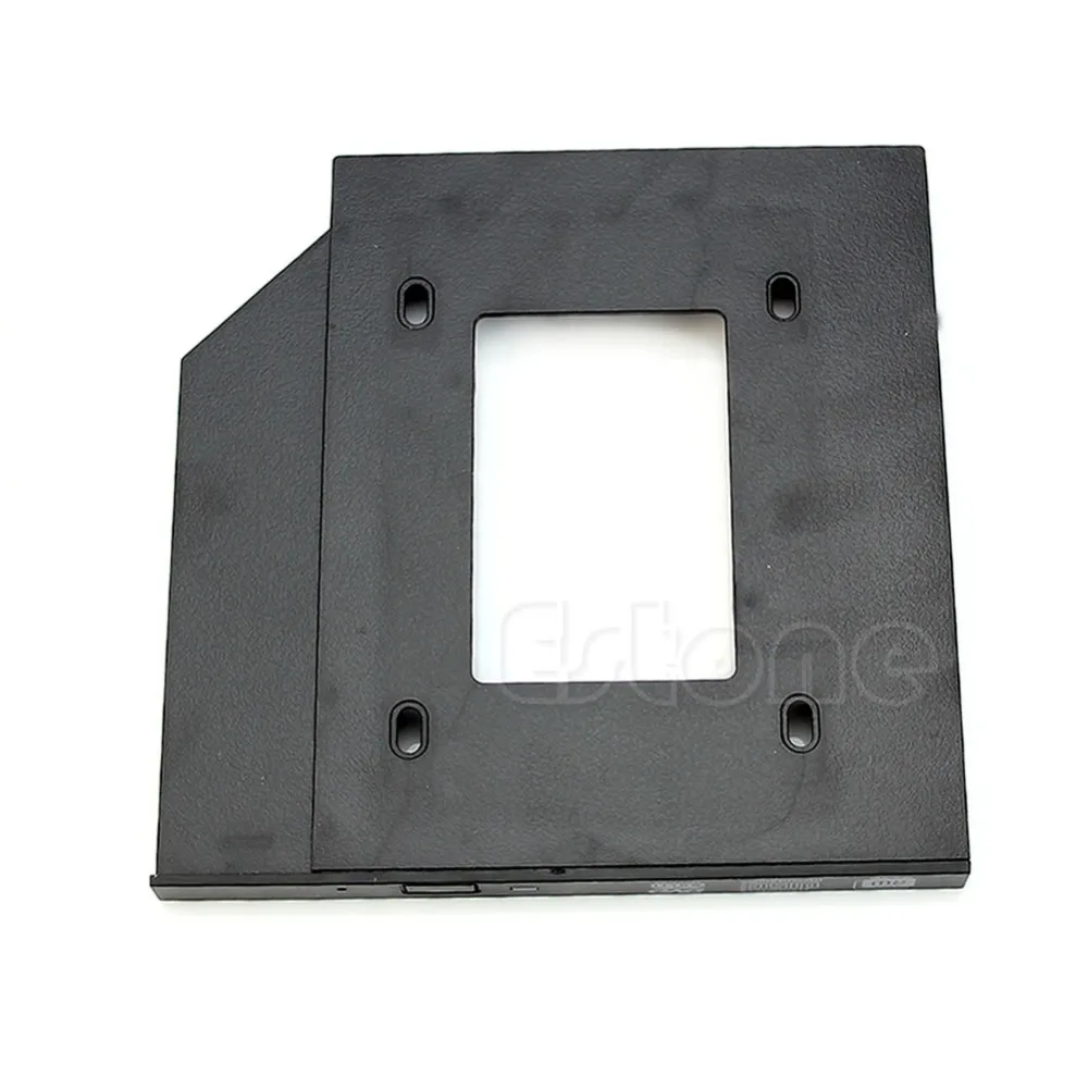  Universal 1PC 9.5mm SATA 2nd HDD SSD Hard Drive Caddy For CD DVD-ROM Optical Bay