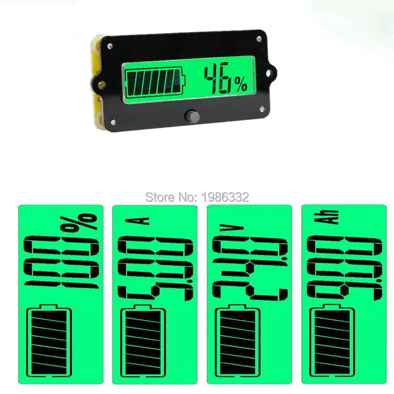 

WS16 8-80V 50A 600Ah Digital LCD Coulometer Universal Battery Capacity Tester Indicator Voltage Meter Current Monitor Analyzer