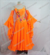 Modern Waltz Tango Ballroom Dance Dress, Smooth Ballroom Dress,Standard Ballroom Dress Girls B-0034