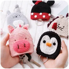 Kweco Вейдер, хит, высокое качество, ручная работа, кошелек для ключей, модный, Повседневный, с затягивающимся шнурком, для женщин, мультфильм, брелок для ключей, ключница