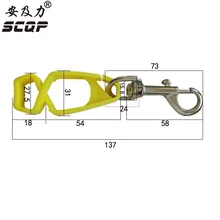 Металлическая перчатка из нержавеющей стали с пластиковым защитный чехол рабочие перчатки защитные желтые клипса AT-7