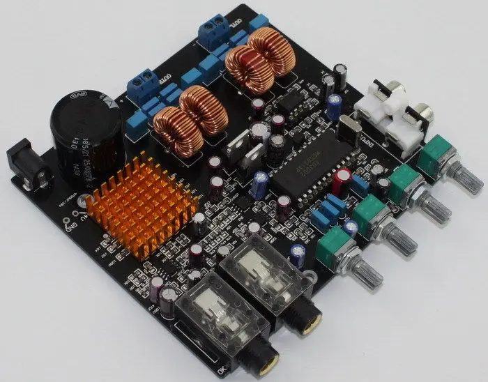 TPA3116+M65831 50W+50W KARAOK Class D Digital Amplifier 4700UF/35V | Электроника