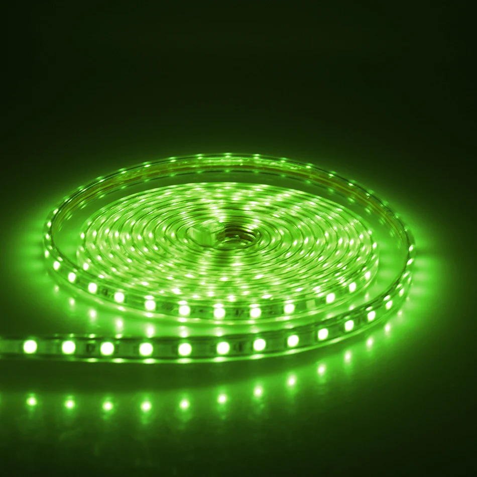 Tiras de Led 60 leds/m 220 v 5050 Comprimento : 1m/2m/3m/4m/5m/6m/7m/8m/9m/10m/12m/15m/18m/20m/25m