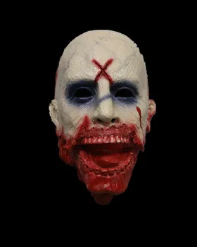 

halloween carnival costume latex masquerade ball horror bloody face mask for adult
