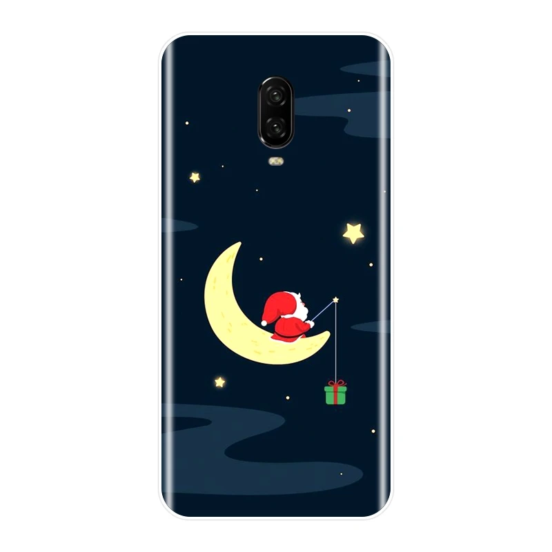Чехол для телефона One Plus 3 3T 5T 6 6T силиконовый чехол милый мягкий с рождественским