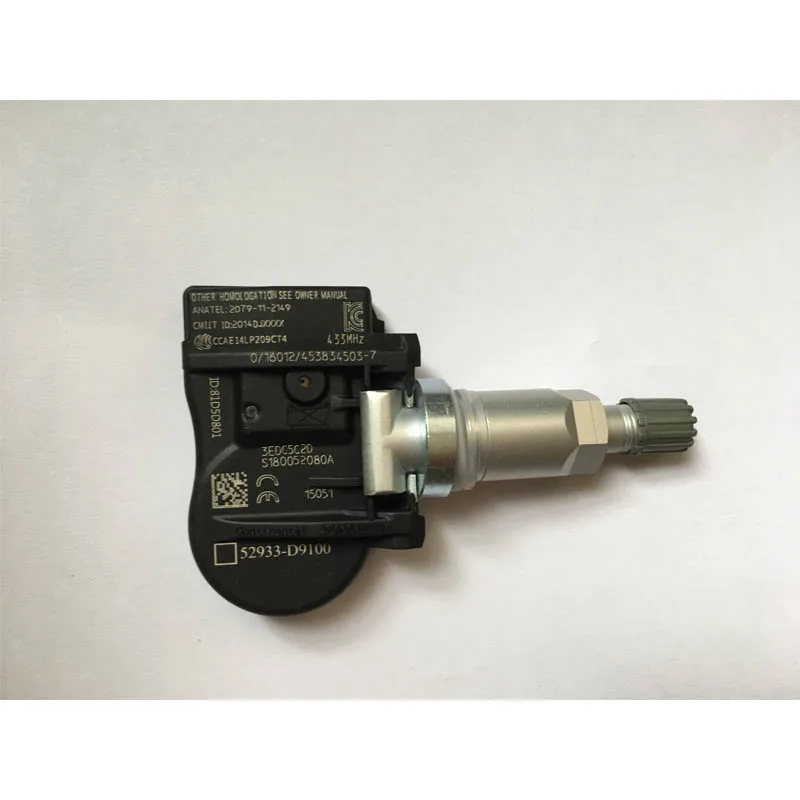 

52933D9100 433MHZ Tire Pressure Monitor Sensor with nut for Kia 2016- Sportage QL K7 2016 for CADENZA 16 TPMS