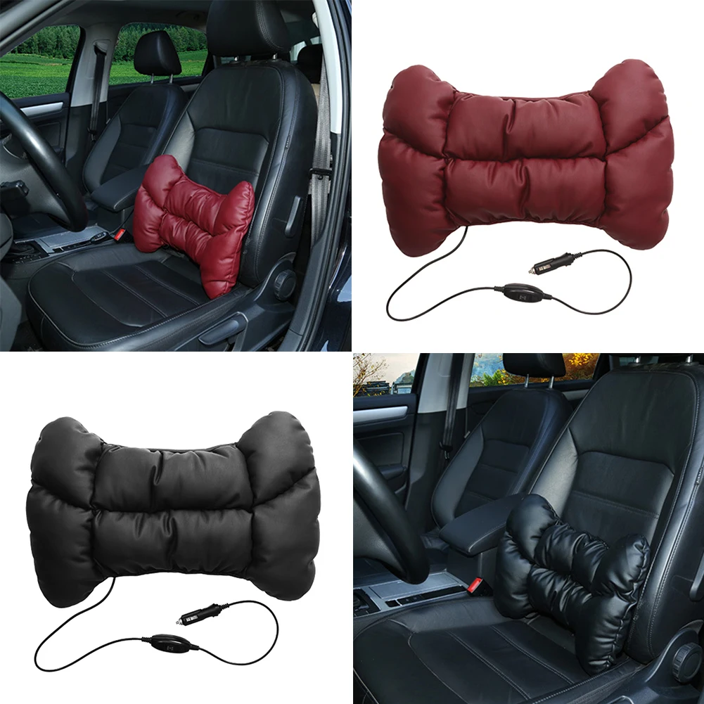 Buy Car Electric Massage Lumbar Cushion Waist Pillow