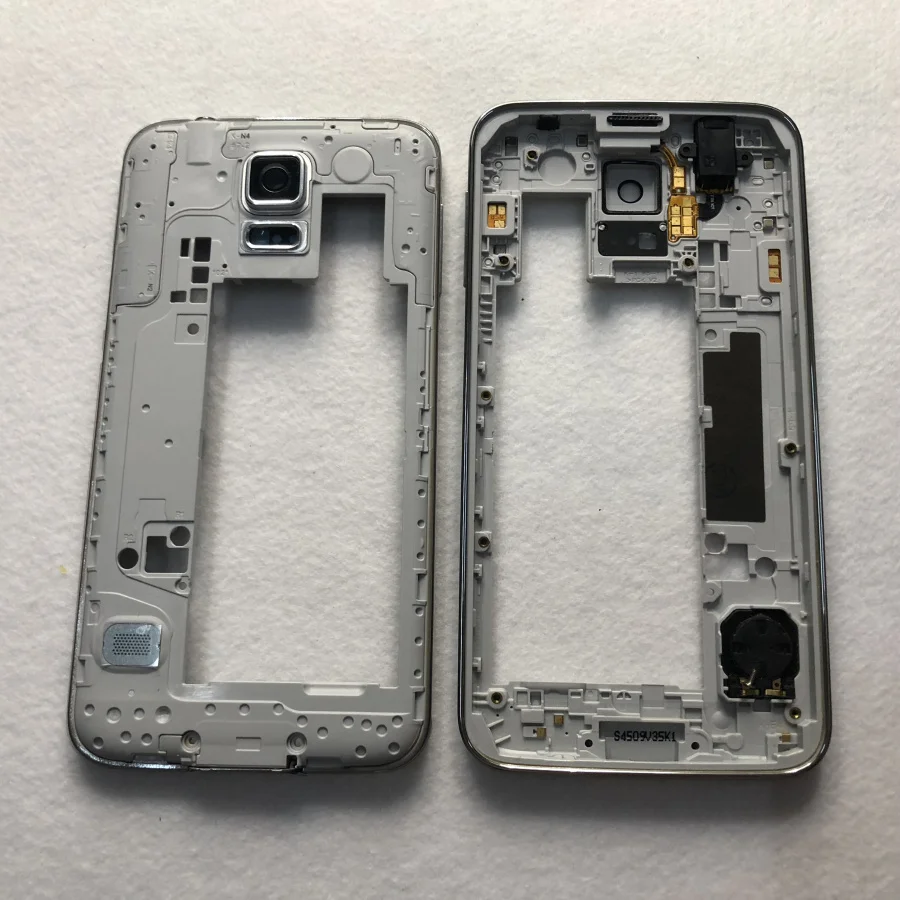 Чехол для Samsung Galaxy S5 i9600 G900F полноразмерный корпус средняя рамка Крышка
