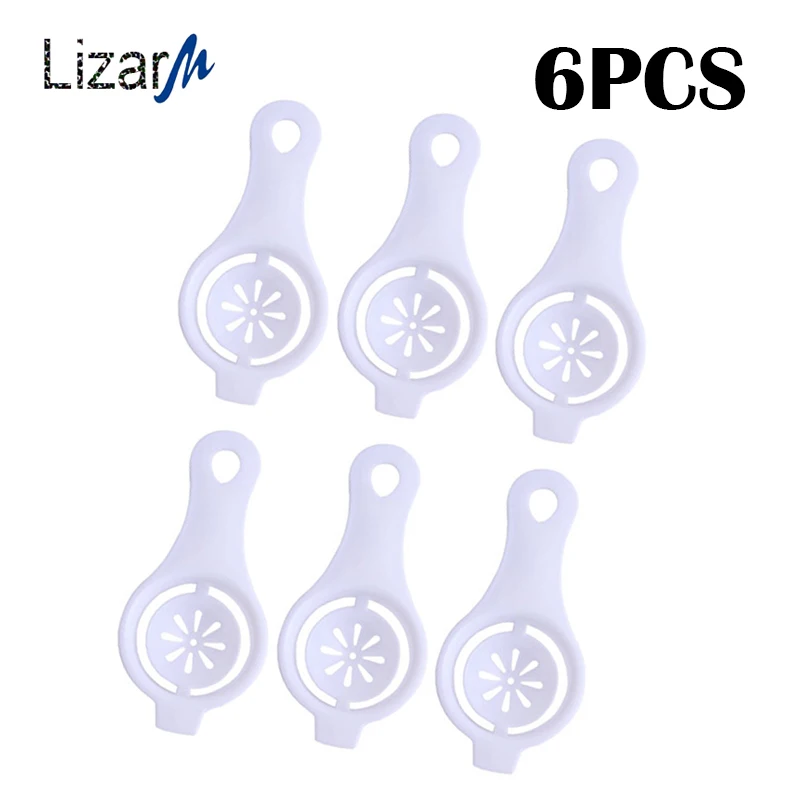 

6PCS/lot egg Yolk Separator Egg Dividers Protein Separation Tools Food-grade Plastic for Hand Kitchen tool Cooking Accessories