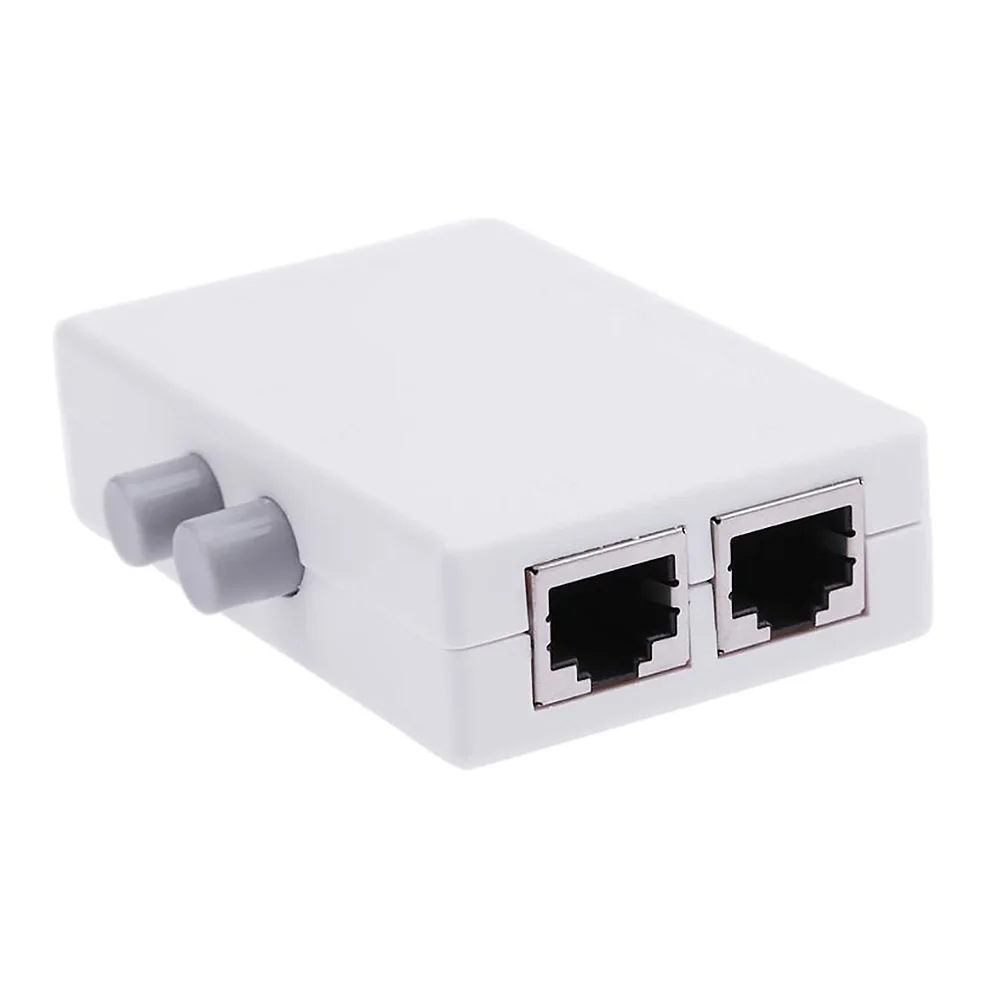 2 порта Plug And Play Ethernet Экономия пространства RJ45 бесшумный простой в эксплуатации Destop сетевой коммутатор для дома и офиса низкая стоимость