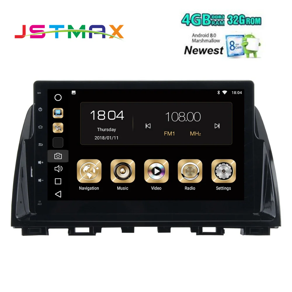 9 Octa Core Android 8 0 Car GPS Player for Mazda 6 Atenza 2013 2014 with