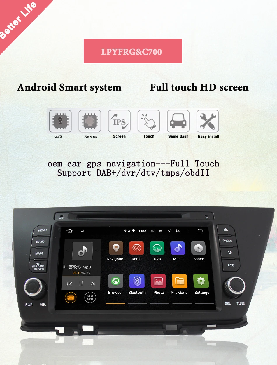 Best Octa Core Android 9.0 RAM 4G Fit KIA NIRO 2016 2017 - Car DVD Player Navigation GPS Radio Head unit with 3G/4G Tape recorder 2 Best Octa Core Android 9.0 RAM 4G Fit KIA NIRO 2016 2017 - Car DVD Player Navigation GPS Radio Head unit with 3G/4G Tape recorder 2