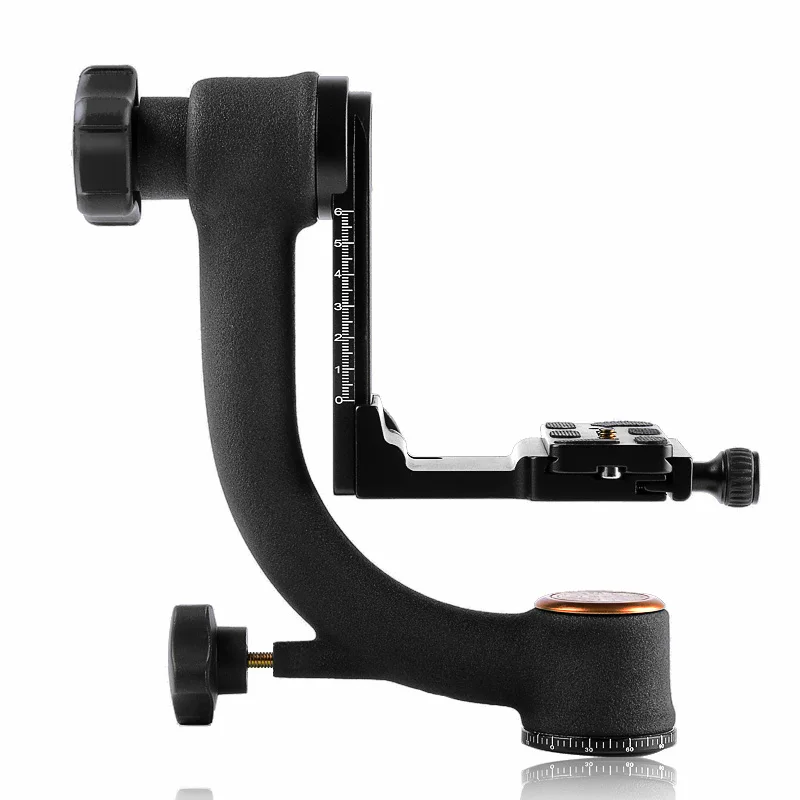

Qingzhuangshidai Q45S professional Panoramic 360 Degree Vertical Pro Gimbal Tripod Head 1/4" Screw for Camera