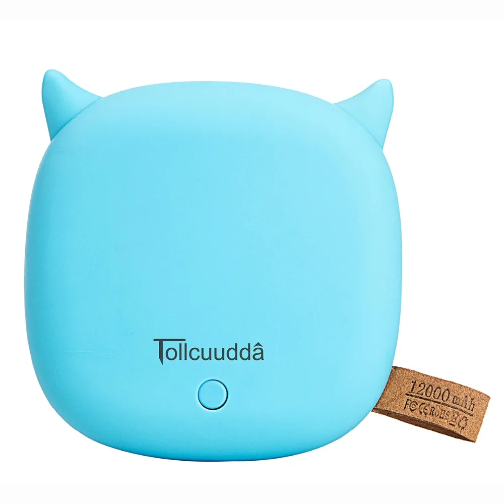 Cute Cartoon Owl 18650 Power Bank 12000mAh Portable Charger Dual USB Powerbank External Battery for iPhone Samsung Xiaomi Huawei