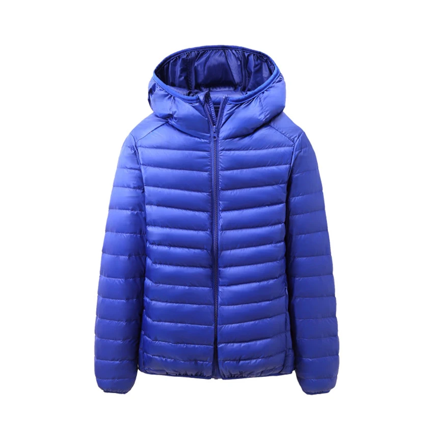 

Autumn Winter Men's Down Coats New Hooded White Duck Down Jacket Parkas Male Ultra Light Outwear Thin Short Coat Plus Size AB640