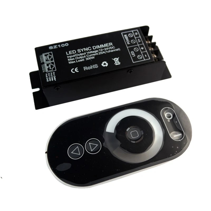 MJJC 300W RF беспроводной светодиодный сенсорный диммер 12V 24V RJ45 контроллер