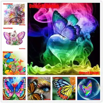 

5D Diamond Painting Full Set Animal Butterfly Cross Stitch Painting Diamond Embroidery Full Square rhinestone pictures Best Gift