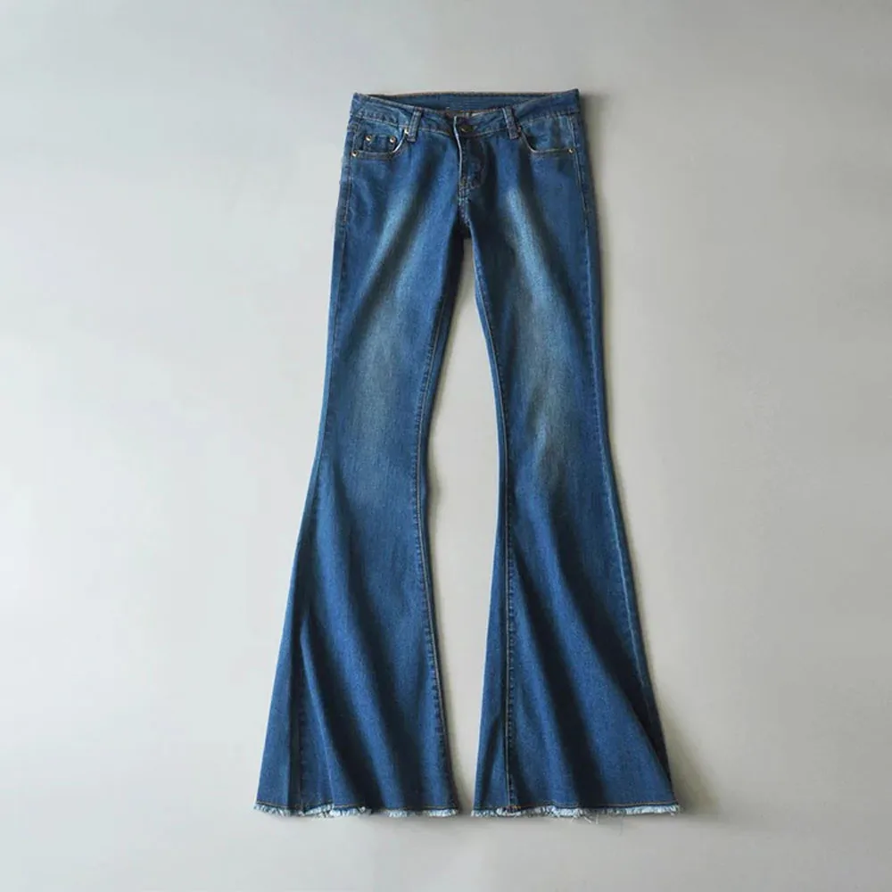 Free Ostrich Jeans Women Plus Size однотонные расклешенные женские джинсовые брюки косметика