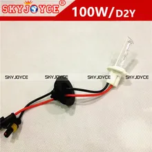 2X podstawa ceramiczna 100W ukryta żarówka HID gniazdo D2Y D2H 100W D2S D2C z drutu reflektor samochodowy H1 H3 H7 9005/6 880/1 H27 hid na całym świecie