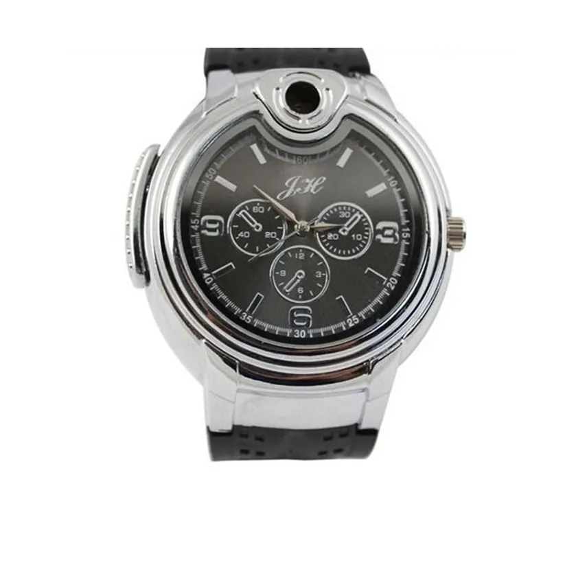 

Trendy Watch Men New Military Lighter Quartz Watch Men Stainless Steel Creative Quartz Wrist Watches Men relogio masculino