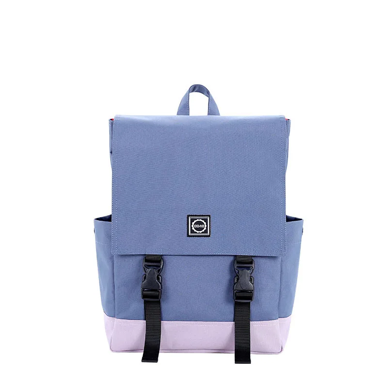 8848 Топ холщовый рюкзак для женщин, школьные сумки для девочек, Большой Вместительный водонепроницаемый рюкзак для студентов колледжа, мужской рюкзак для ноутбука 092-060-003 - Цвет: dark blue