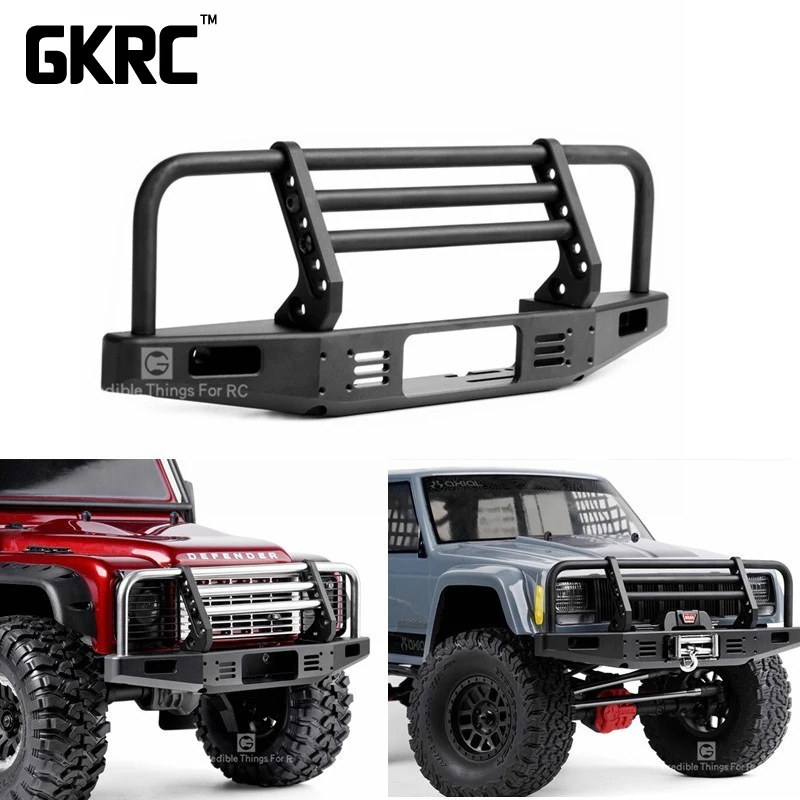 Универсальный металлический передний противоударный бампер для 1/10 Rc Crawler Car Traxxas
